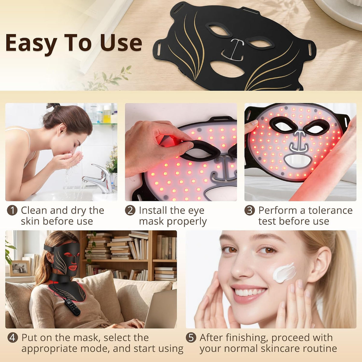 Red Light Therapy Mask 5